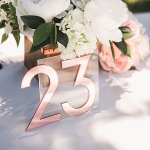Wedding table numbers 1-12 NEW!
